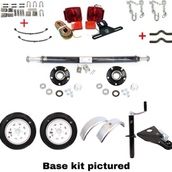 1.500 lbs Trailer Parts Kit - Build Your Own Trailer