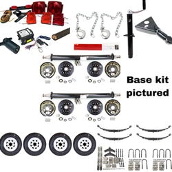 10,400 lb. Brake Axle Trailer Kit (both axles with brakes)