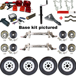 10,400 lb. Brake Torsion Axle Trailer Kit (both axles with brakes)