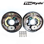 Pair of 10" x 2 1/4" TruRyde® Electric Brake Assemblies for 3,500 lbs. Trailer Axles - 23158-IPS