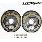 Pair of 12"x2" TruRyde® Electric Brake Assemblies for 5,200 lbs. to 7,000 lbs. Trailer Axles - 23134-IPS