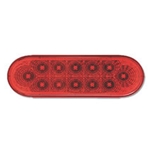 Miro-Flex 6” Oval Sealed LED Stop/Turn/Taillight Red - STL-22RBK