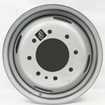 17" x 6.5" Replacement Dual Steel Wheel 8-200mm Bolt Circle - X41785