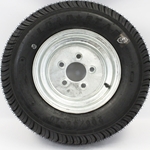 LoadStar 205/65-10E Tire Mounted on a 10"x6" Galvanized Wheel with a 5 lug 4.5" Bolt Circle -   C15102090GALV