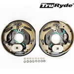 Pair of 10" x 2 1/4" TruRdye® Self-Adjusting Electric Brake Assemblies for 3,500 lbs. Trailer Axles - 23158AUTO-IPS