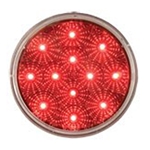Miro-Flex 4” Clear Round Sealed LED Stop/Turn/Taillight - STL23CCRBK