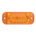 Amber LED Intermediate Side Marker Light with Supplemental Mid-Ship Turn - MCL48AB