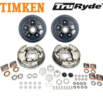 5-4.5" Bolt Circle 3,500 lbs. TruRyde® Trailer Axle Hydraulic Brake Kit with Timken® Bearings - BK545HYD-TK