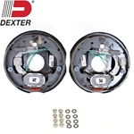 Pair of Dexter® 10" x 2 1/4" Electric Brake Assemblies for 3,500 lbs. Trailer Axles - 23158-DB