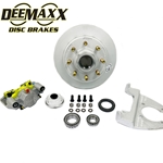DeeMaxx® 8,000 lbs. Disc Brake Kit with 5/8" Studs for One Wheel with Maxx Coating Caliper - DM8KMAXX580