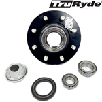 TruRyde® 8-6.5" Bolt Circle Oil Trailer Hub 9/16" Studs with Parts for an 8,000 lbs. Trailer Axle - RVI8K865916