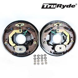 Pair of 10" x 2 1/4" TruRyde® Electric Brake Assemblies for 3,500 lbs. Trailer Axles