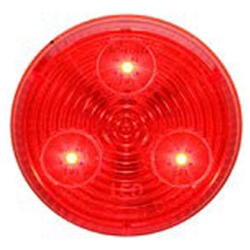 Red 2” Round Sealed LED Marker/Clearance Light - MCL-55RBK