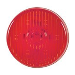 Red 2.5” Round PC-Rated LED Marker/Clearance Light - MCL-58RBK