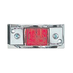 Red Chrome Plated LED Marker/Clearance Light - MCL-81RB