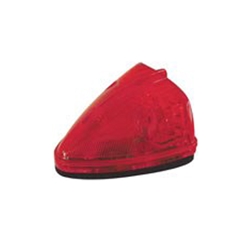 Sealed Red LED Triangular Cab/Clearance Light - PC Rated - CBL22RB
