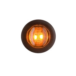 Amber Uni-Lite™ 3/4” Sealed LED Marker/Clearance Lights - MCL-11AKB