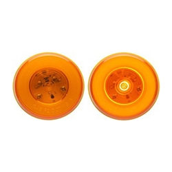GloLight™ 2.5” Round Sealed Amber LED Marker/Clearance Light - MCL157ABK