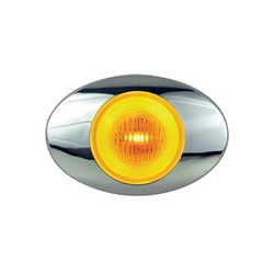 GloLight Millennium Series 3” Sealed LED Marker/Clearance Light Amber - 11212235P