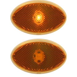 1-LED yellow marker/clearance light - MCL0028ABB
