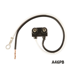 Straight 2-wire pigtail with PL-10 plug, 6”