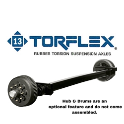 8,000 lb. #13 Dexter® Torflex® Rubber Torsion Suspension Trailer Axle Beam